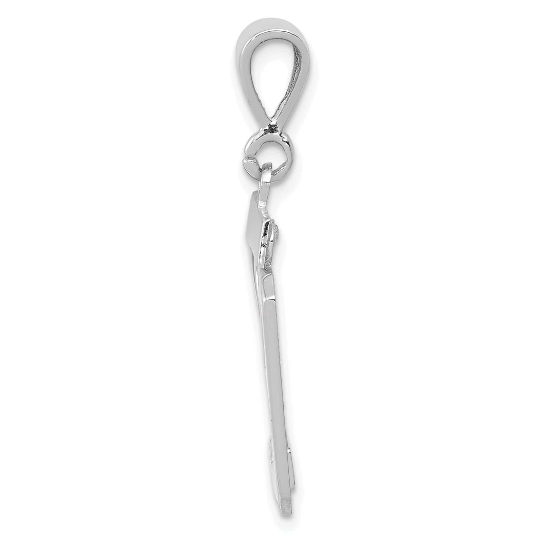 Lovely Rita's Pendants & Charms 14k White Gold Polished Finish Medium Size Number 29 Charm Pendant