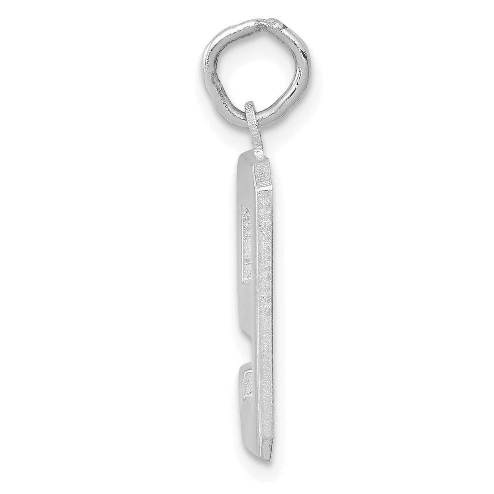 Lovely Rita's Pendants & Charms 14k White Gold Polished Finish Medium Size Number 9 Charm Pendant