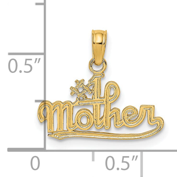 Lovely Rita's Pendants & Charms 14K White Gold Polished Finish Solid Ichthus Fish Shape Design Pendant