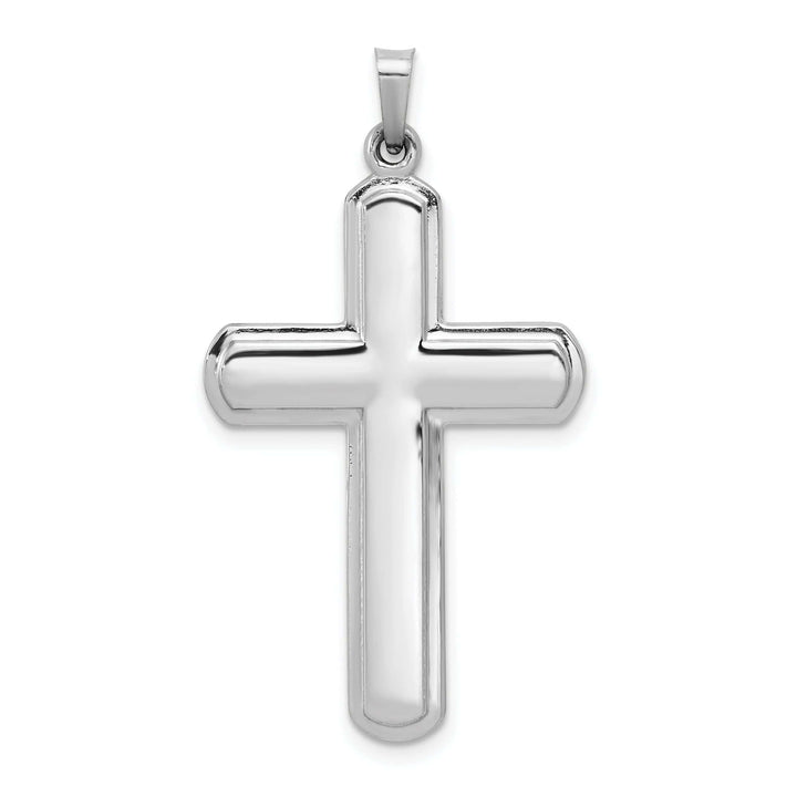 Lovely Rita's Pendants & Charms 14k White Gold Polished Latin Cross Pendant