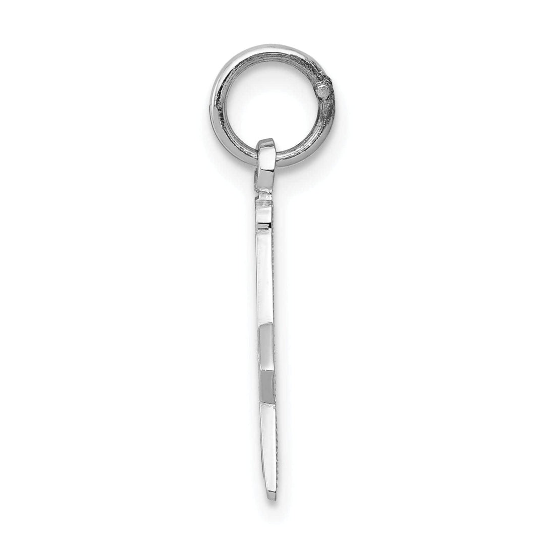 Lovely Rita's Pendants & Charms 14k White Gold Polished Masonic Charm Pendant