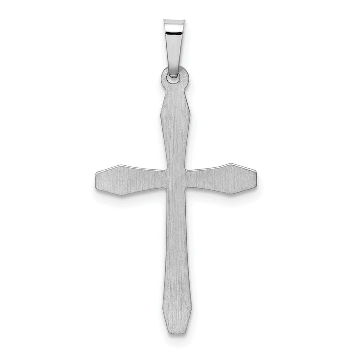 Lovely Rita's Pendants & Charms 14k White Gold Polished Passion Cross Pendant
