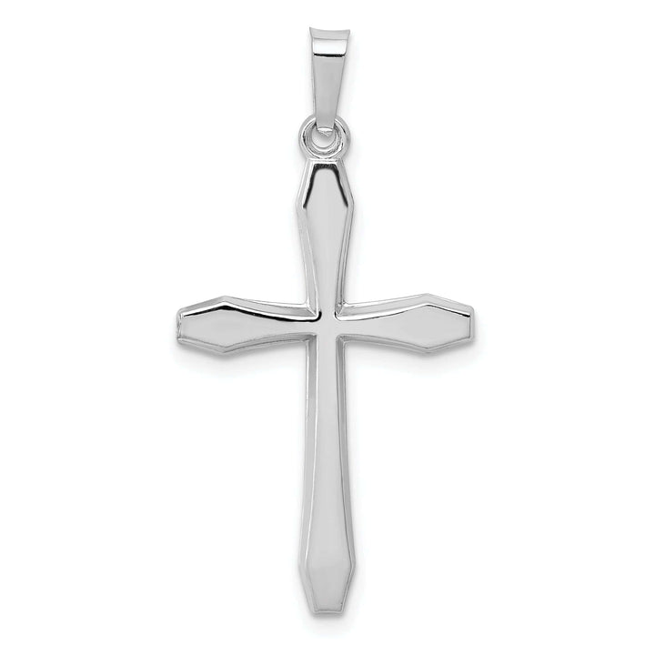 Lovely Rita's Pendants & Charms 14k White Gold Polished Passion Cross Pendant