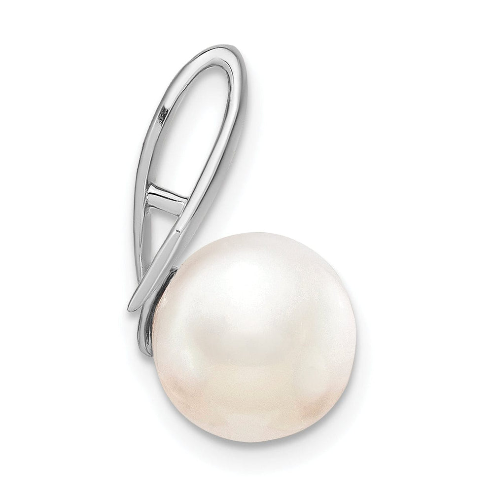 Lovely Rita's Pendants & Charms 14k White Gold Polished Pearl Pendant