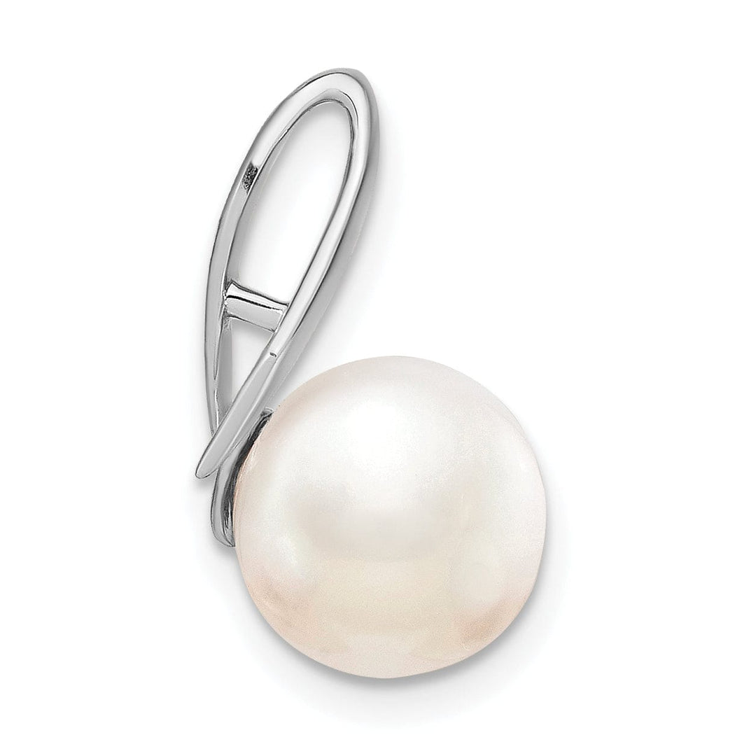 Lovely Rita's Pendants & Charms 14k White Gold Polished Pearl Pendant
