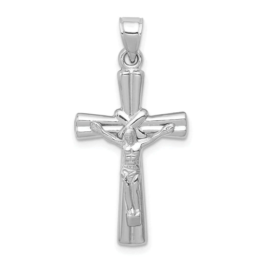 Lovely Rita's Pendants & Charms 14k White Gold Reversible Crucifix Cross Pendant