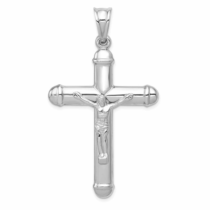 Lovely Rita's Pendants & Charms 14k White Gold Reversible Crucifix Cross Pendant