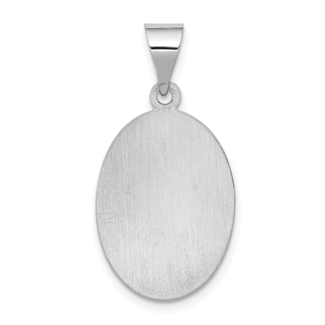 Lovely Rita's Pendants & Charms 14k White Gold Saint Anthony Medal Pendant