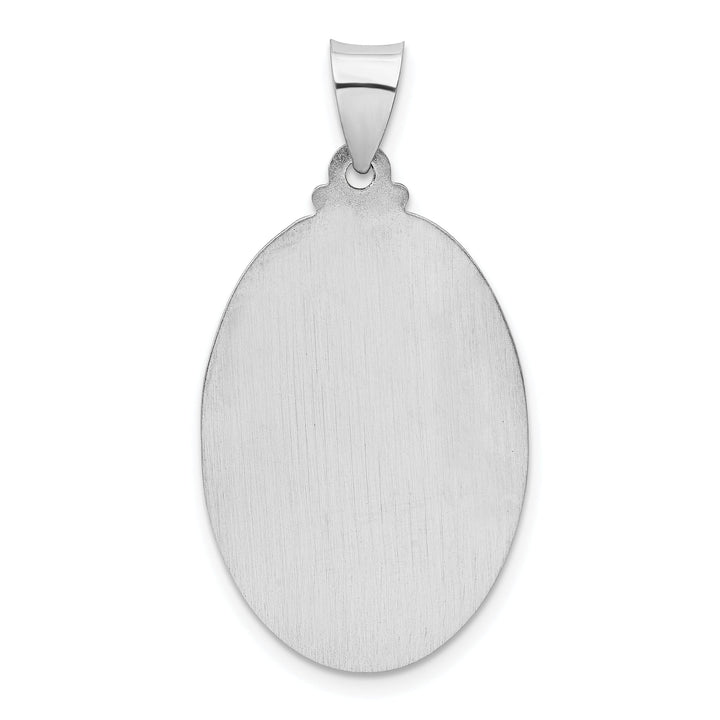 Lovely Rita's Pendants & Charms 14k White Gold Saint Christopher Medal Pendant