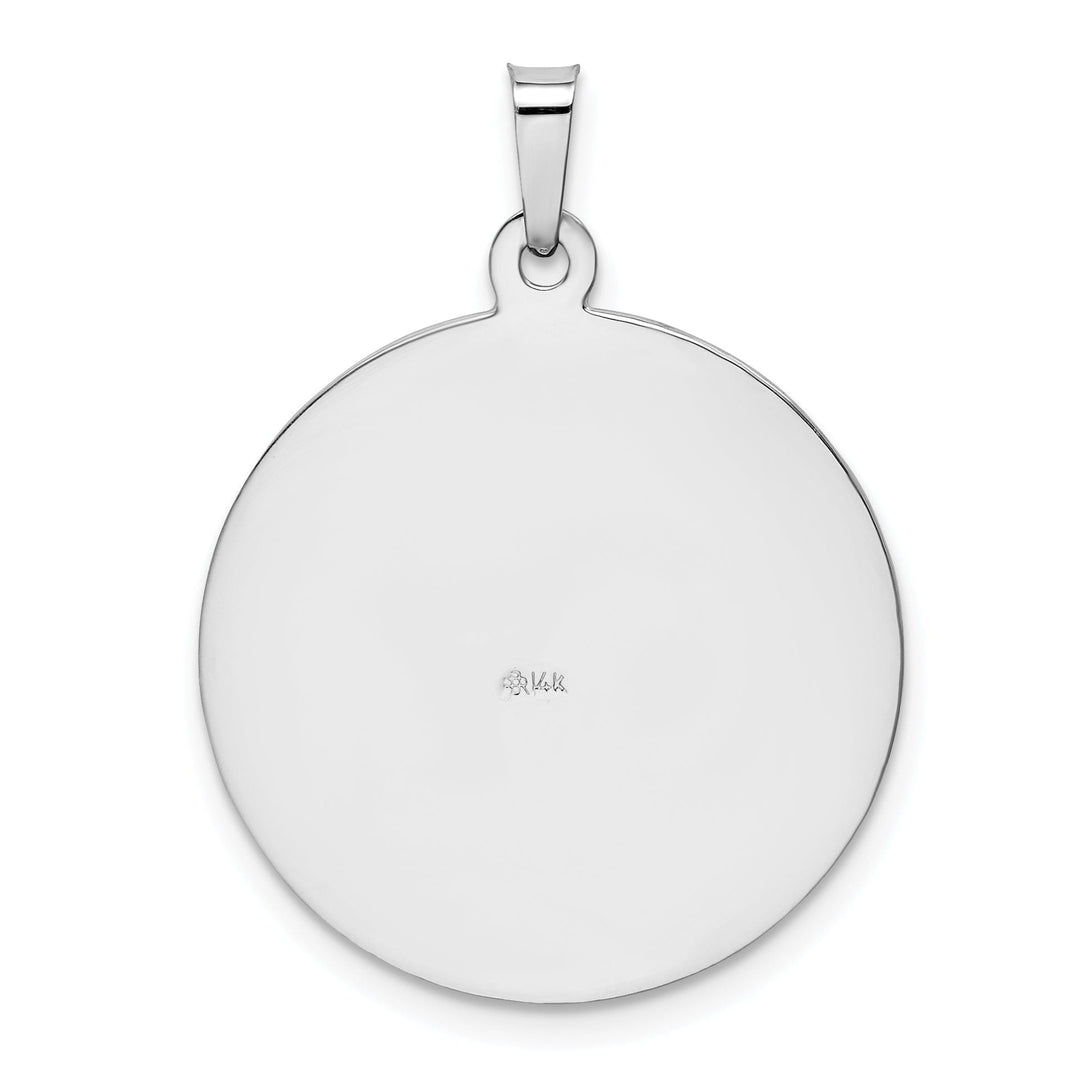 Lovely Rita's Pendants & Charms 14k White Gold Saint Jude Medal Pendant