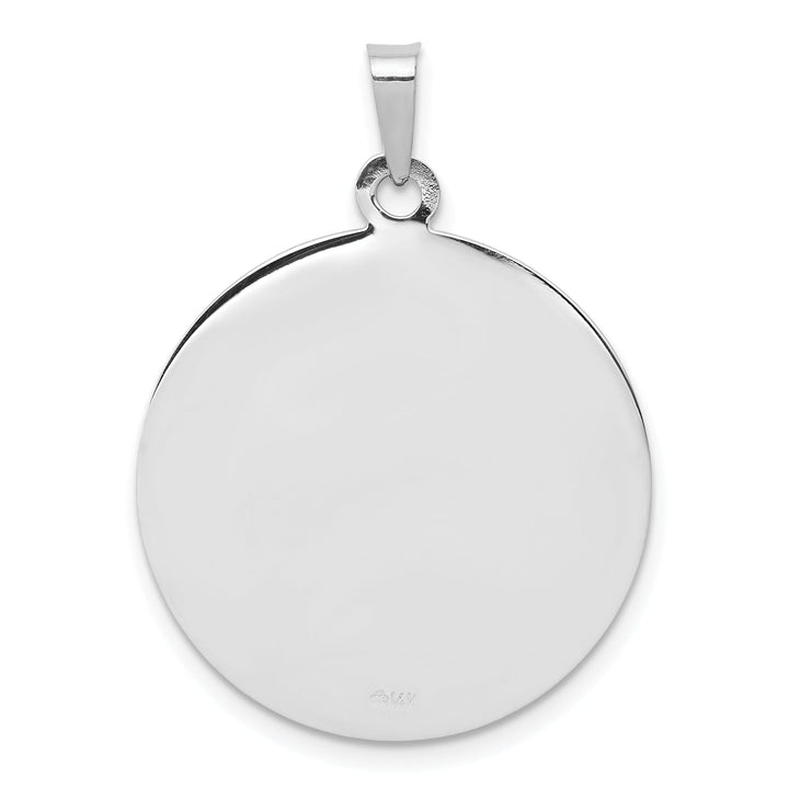 Lovely Rita's Pendants & Charms 14k White Gold Saint Michael Medal Pendant