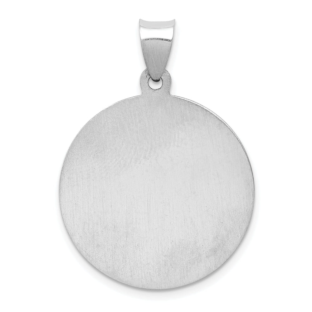Lovely Rita's Pendants & Charms 14k White Gold Saint Michael Medal Pendant
