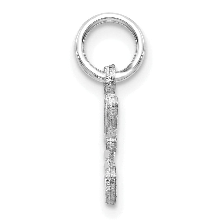 Lovely Rita's Pendants & Charms 14k White Gold  Small Script Design Letter C Initial Charm Pendant