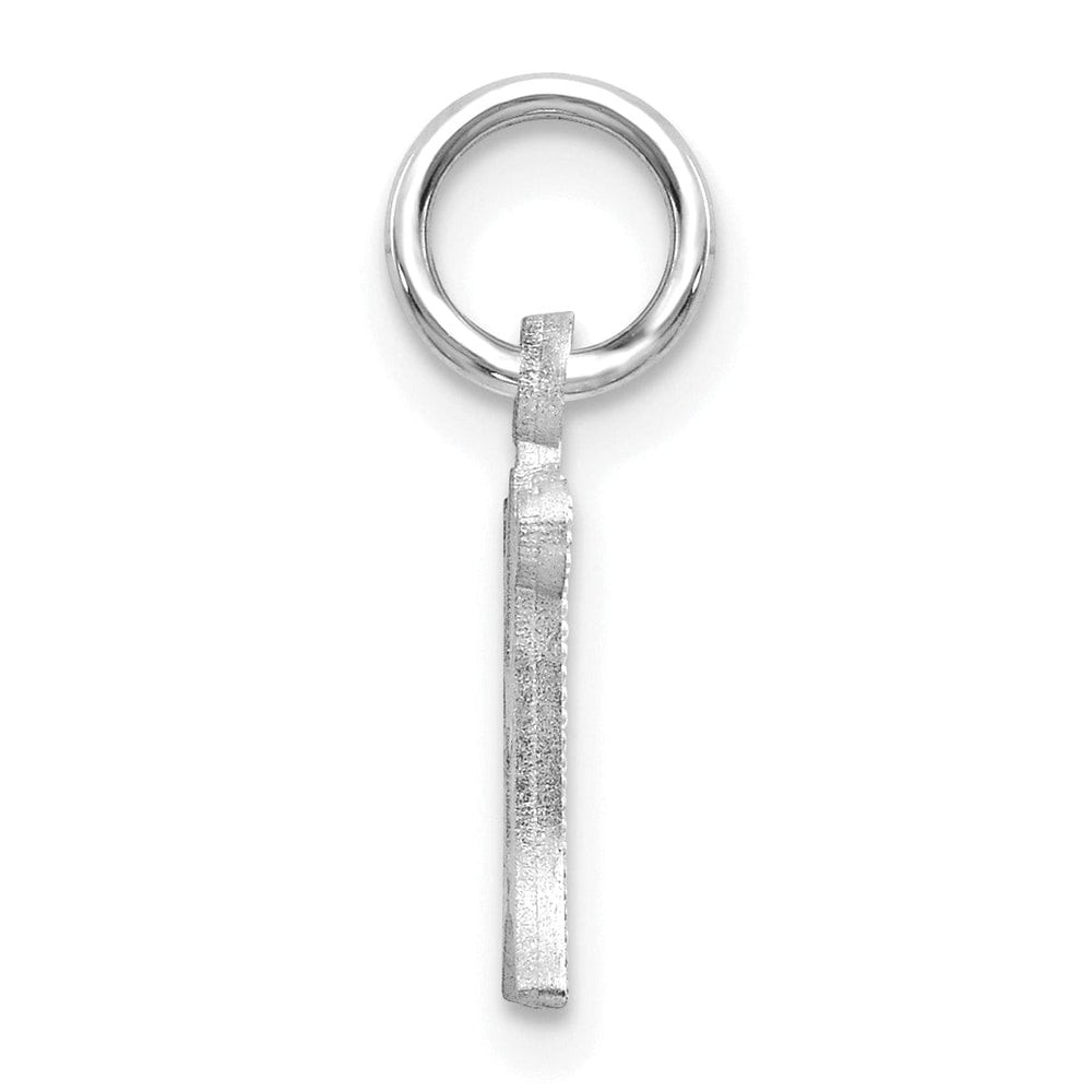 Lovely Rita's Pendants & Charms 14k White Gold  Small Script Design Letter H Initial Charm Pendant