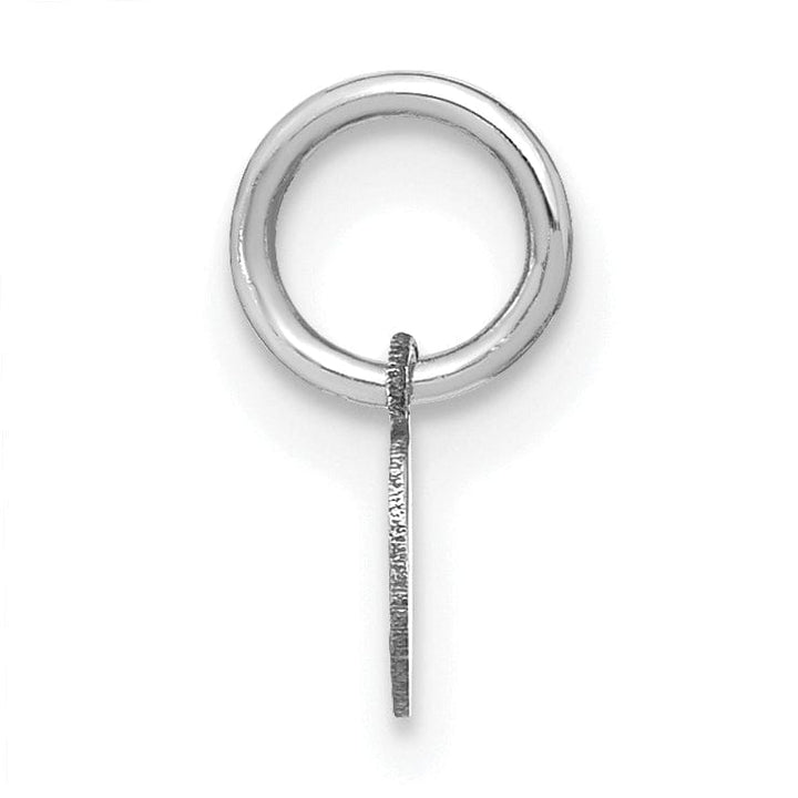 Lovely Rita's Pendants & Charms 14K White Gold Small Size Lower Case Script Letter E Initial Pendant