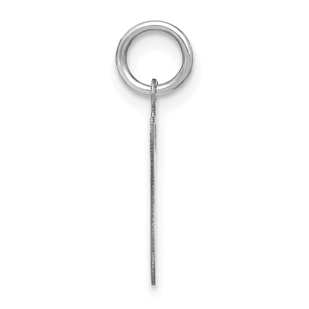 Lovely Rita's Pendants & Charms 14K White Gold Small Size Lower Case Script Letter G Initial Pendant