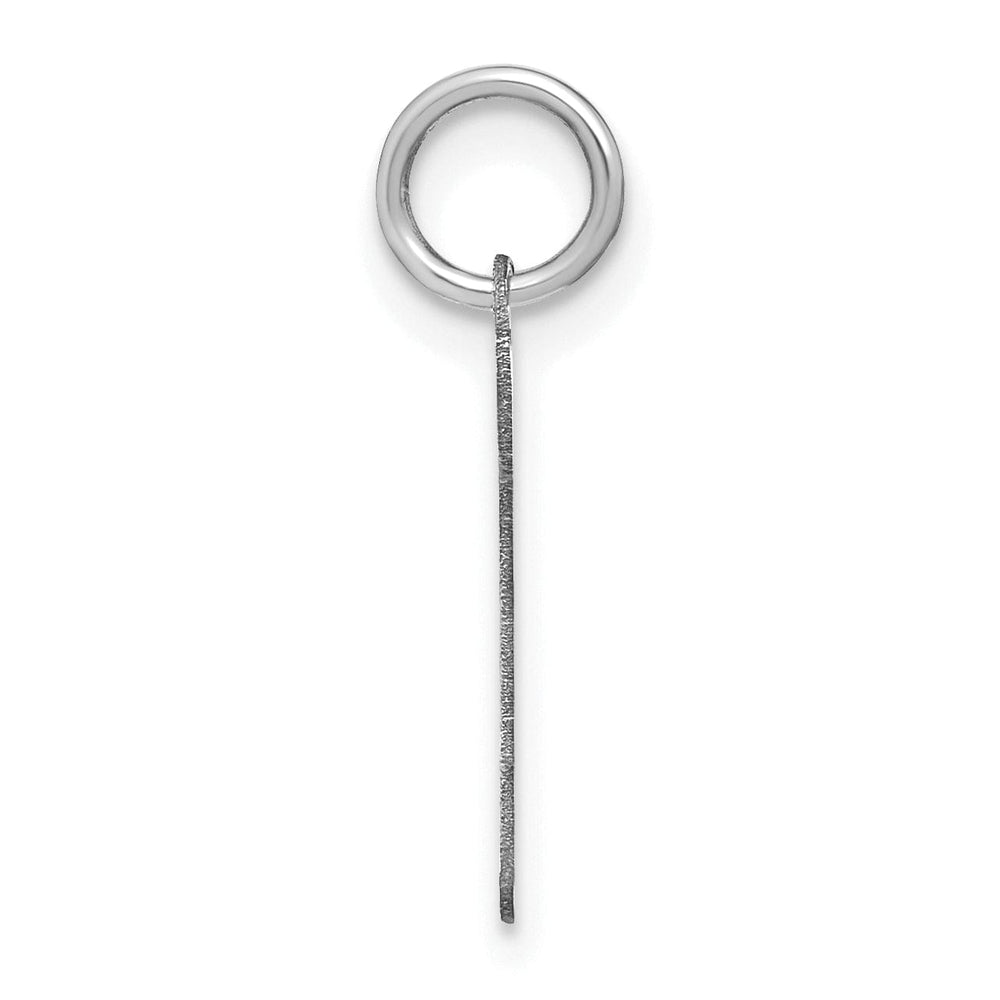 Lovely Rita's Pendants & Charms 14K White Gold Small Size Lower Case Script Letter P Initial Pendant