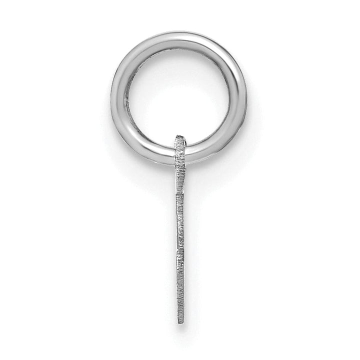 Lovely Rita's Pendants & Charms 14K White Gold Small Size Lower Case Script Letter S Initial Pendant