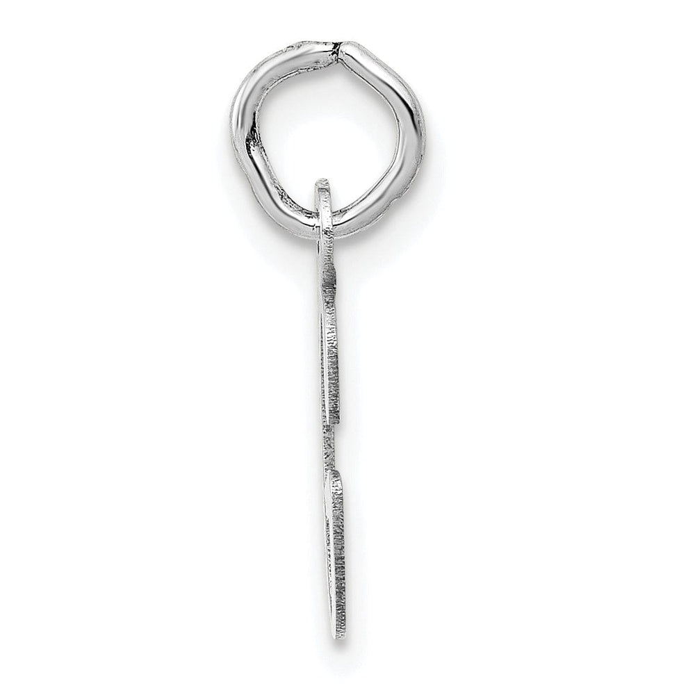 Lovely Rita's Pendants & Charms 14k White Gold Small Slanted Block Letter G Initial Pendant