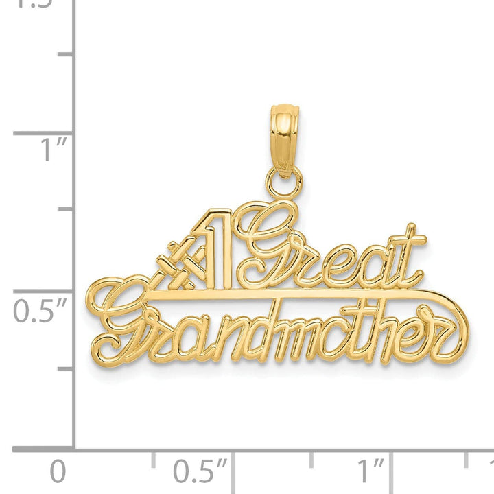 Lovely Rita's Pendants & Charms 14k Yellow Gold #1 Great Grandmother Charm