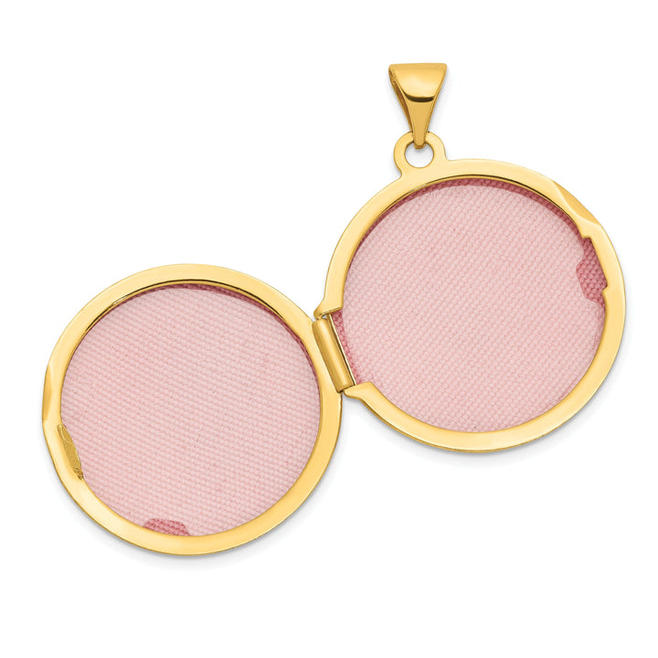 Lovely Rita's Pendants & Charms 14k Yellow Gold 20MM Scroll Hand Engraved Locket