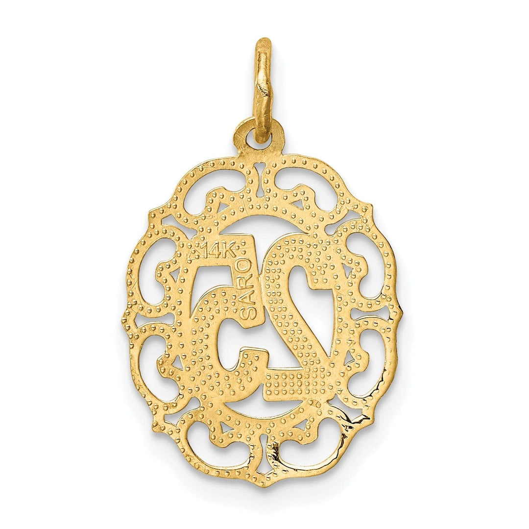 Lovely Rita's Pendants & Charms 14k Yellow Gold # 25 in Oval Charm Pendant