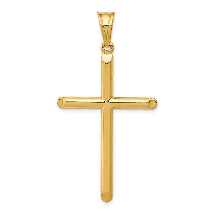Lovely Rita's Pendants & Charms 14k Yellow Gold 3-D Hollow Cross Pendant