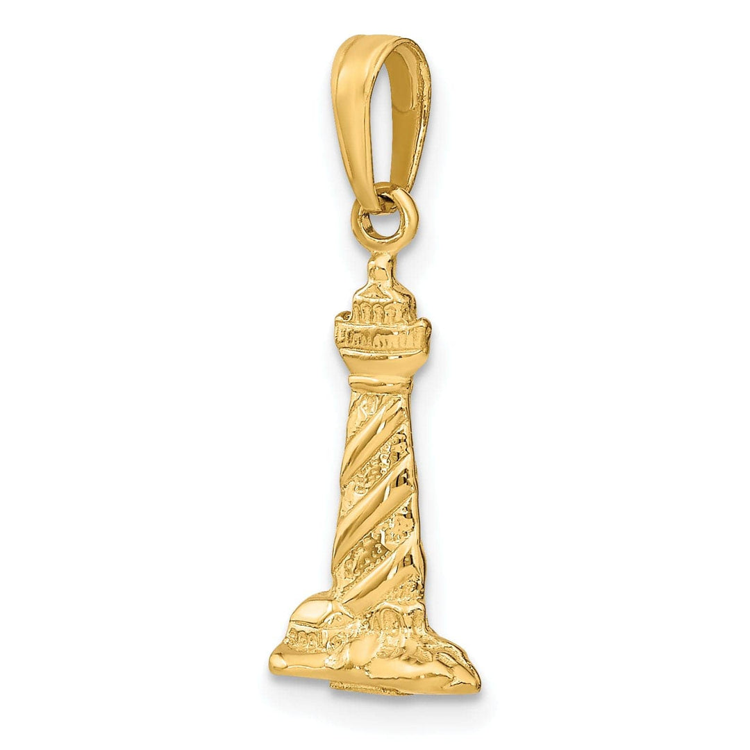 Lovely Rita's Pendants & Charms 14k Yellow Gold 3-D St. Augustine Lighthouse Pendant