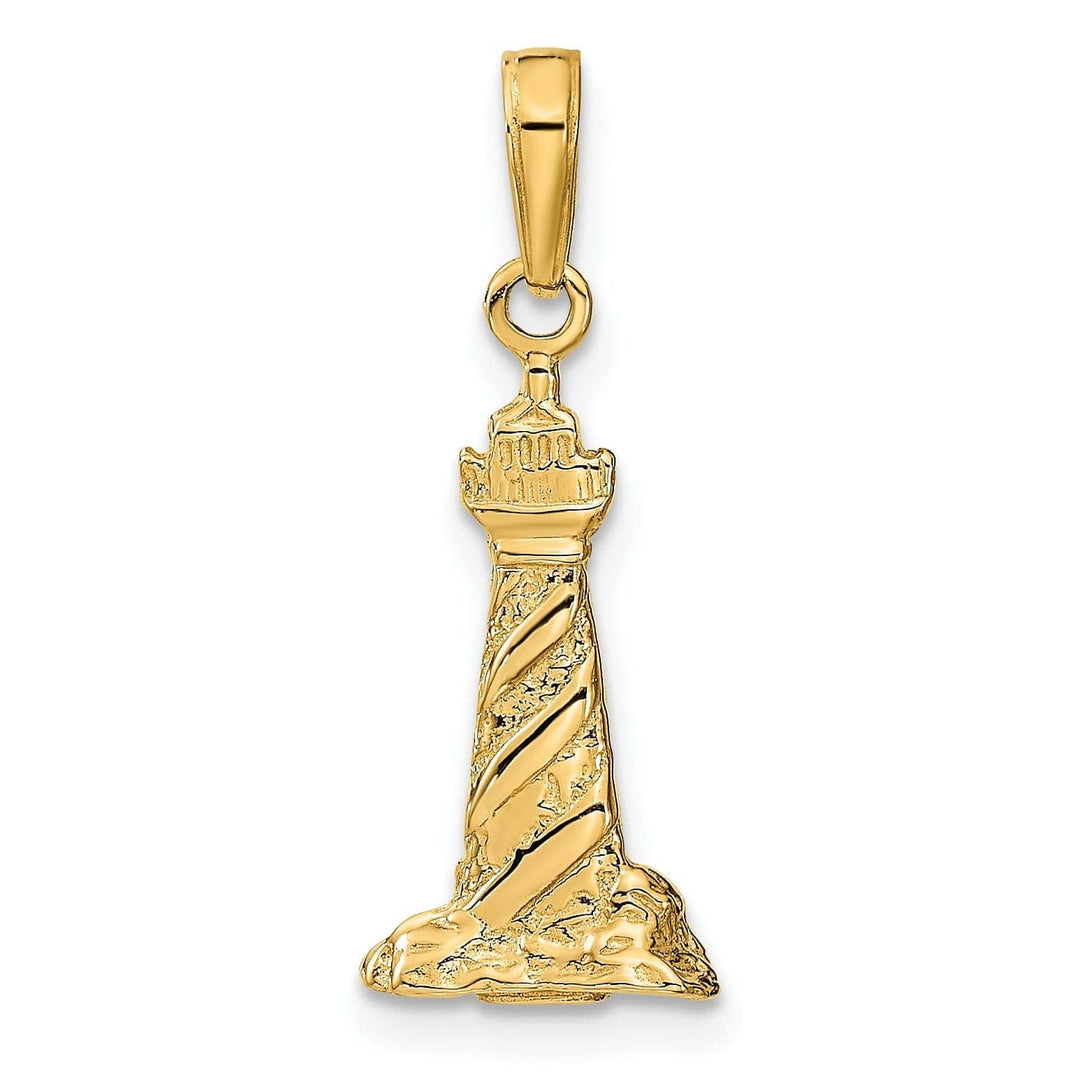 Lovely Rita's Pendants & Charms 14k Yellow Gold 3-D St. Augustine Lighthouse Pendant