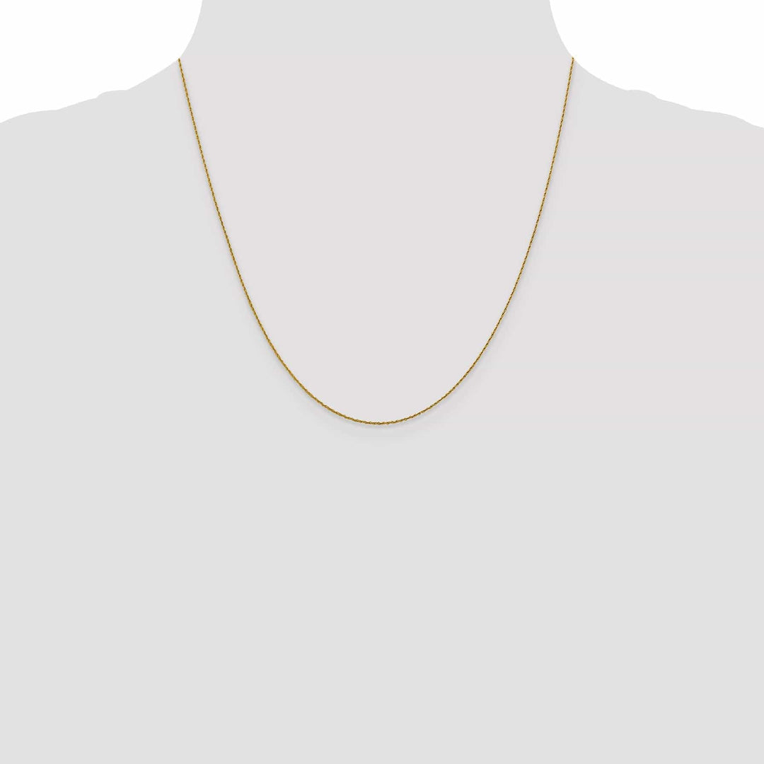 Lovely Rita's Pendants & Charms 14k Yellow Gold .8 mm Pendant Rope