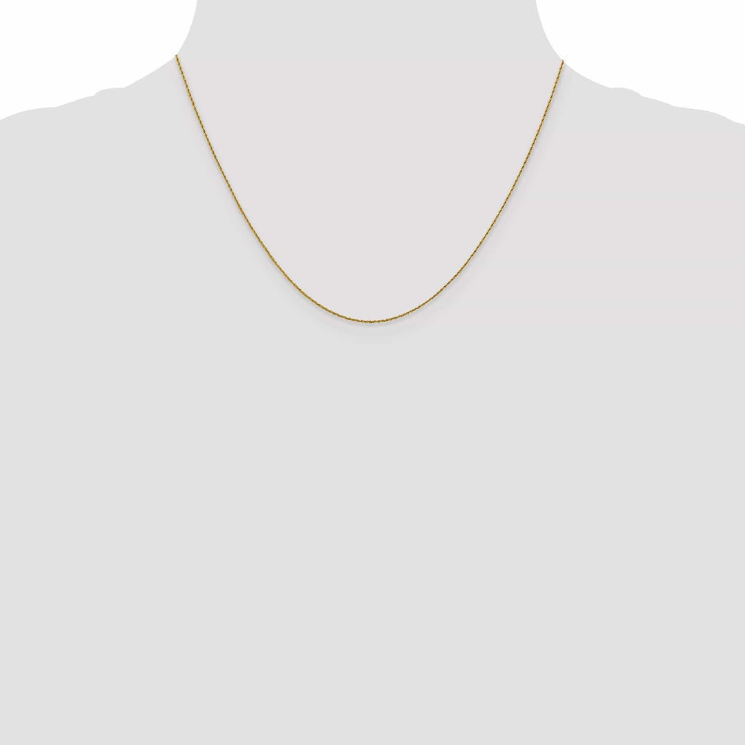 Lovely Rita's Pendants & Charms 14k Yellow Gold .8 mm Pendant Rope