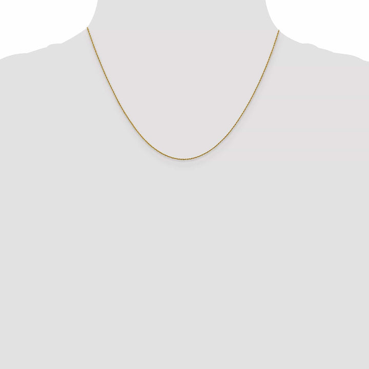 Lovely Rita's Pendants & Charms 14k Yellow Gold .8 mm Pendant Rope