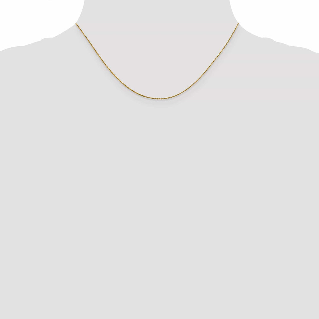 Lovely Rita's Pendants & Charms 14k Yellow Gold .8 mm Wide Pendant Rope