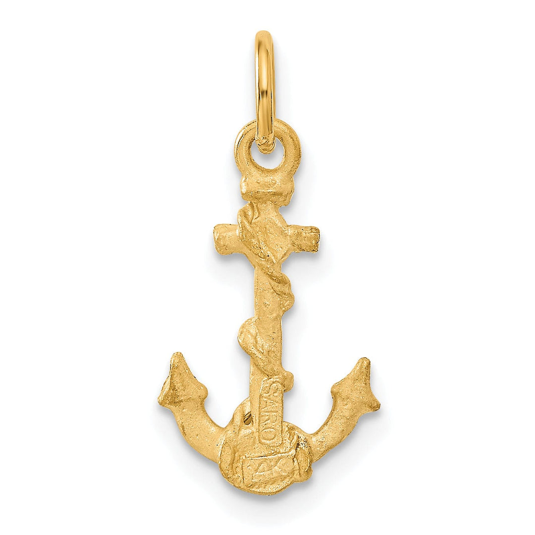 Lovely Rita's Pendants & Charms 14k Yellow Gold Anchor Charm