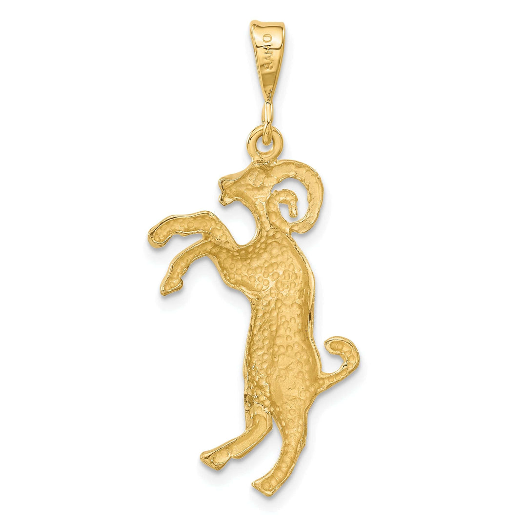Lovely Rita's Pendants & Charms 14k Yellow Gold Aries Zodiac Charm Pendant