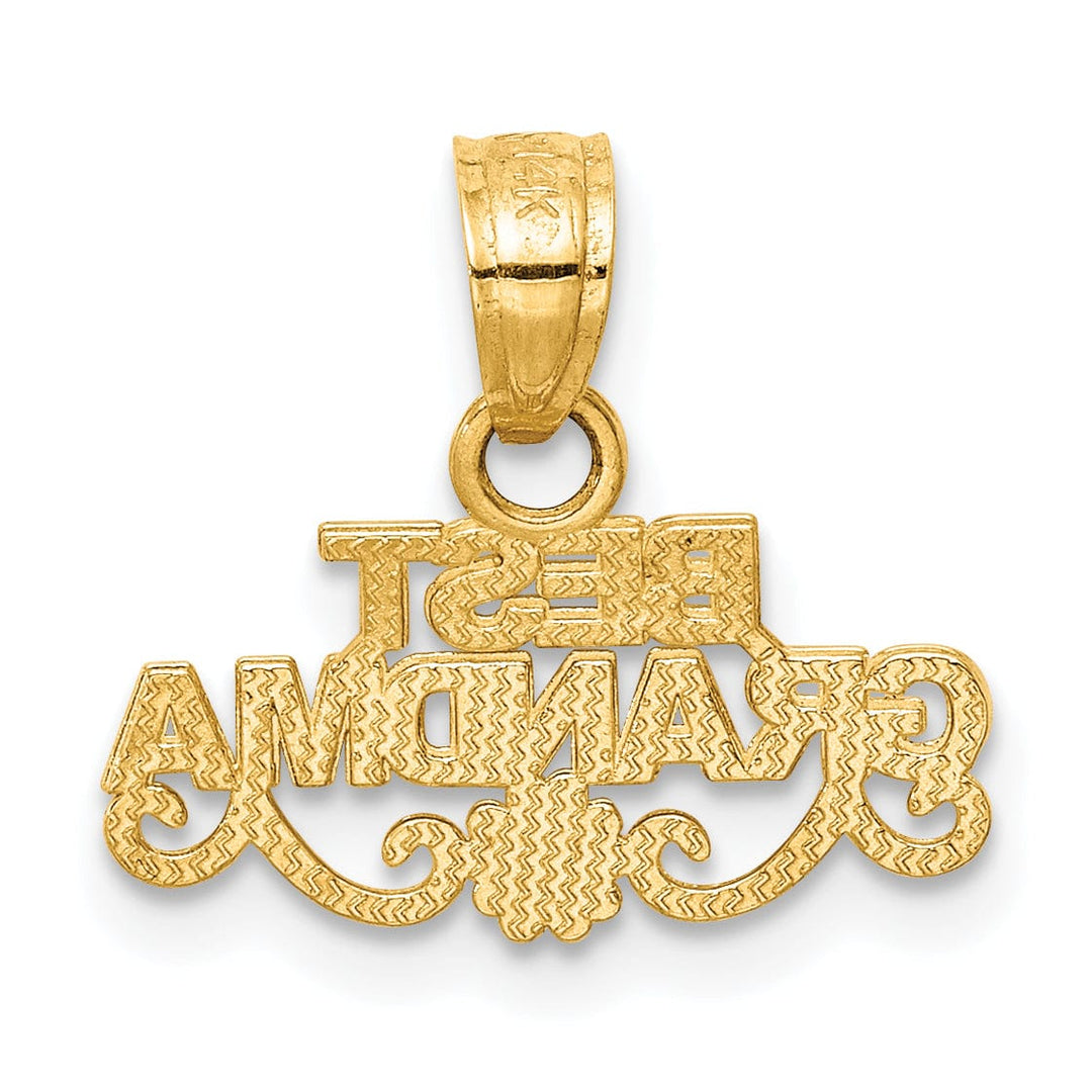 Lovely Rita's Pendants & Charms 14k Yellow Gold Best Grandma Pendant