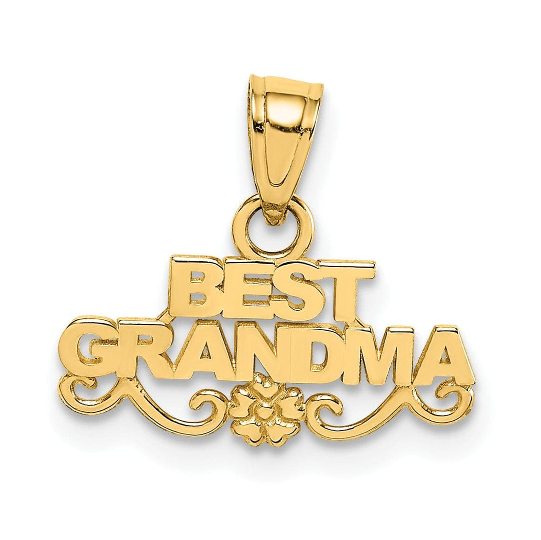 Lovely Rita's Pendants & Charms 14k Yellow Gold Best Grandma Pendant