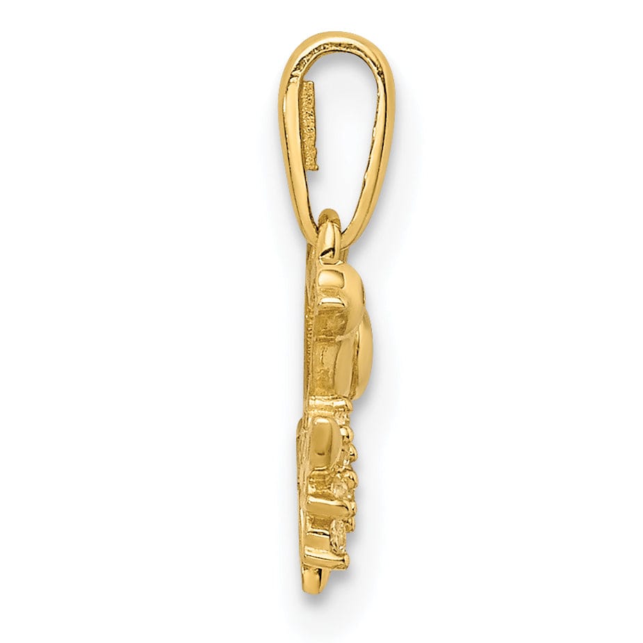 Lovely Rita's Pendants & Charms 14K Yellow Gold Bird on a Branch Design Pendant