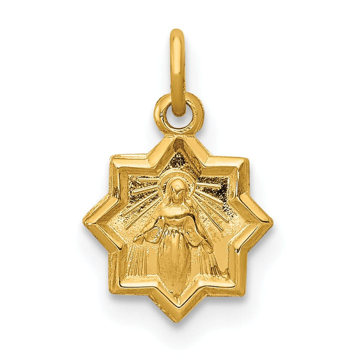 Lovely Rita's Pendants & Charms 14k Yellow Gold Blessed Mary Pendant
