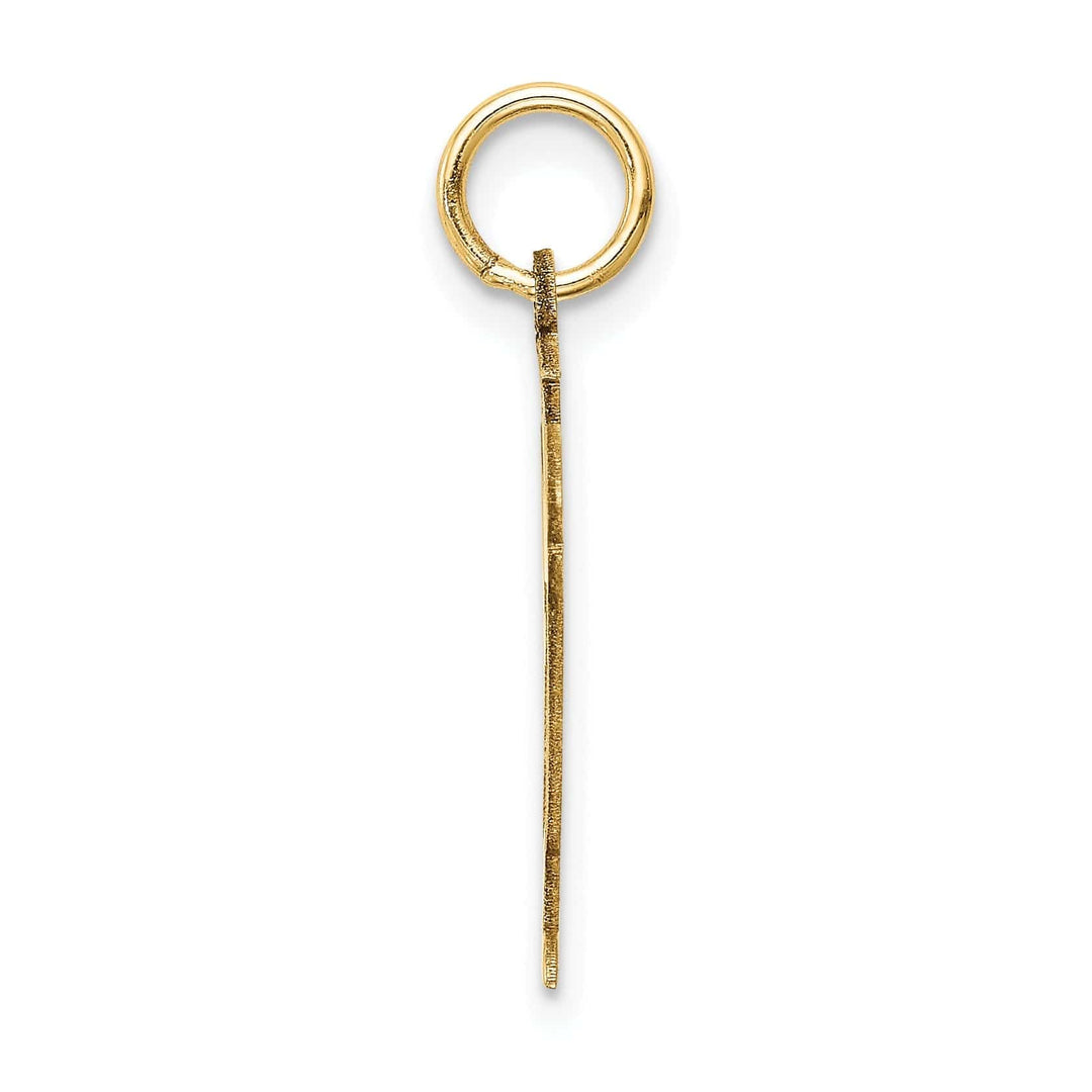 Lovely Rita's Pendants & Charms 14k Yellow Gold Boy in Overalls With Hat Love Char