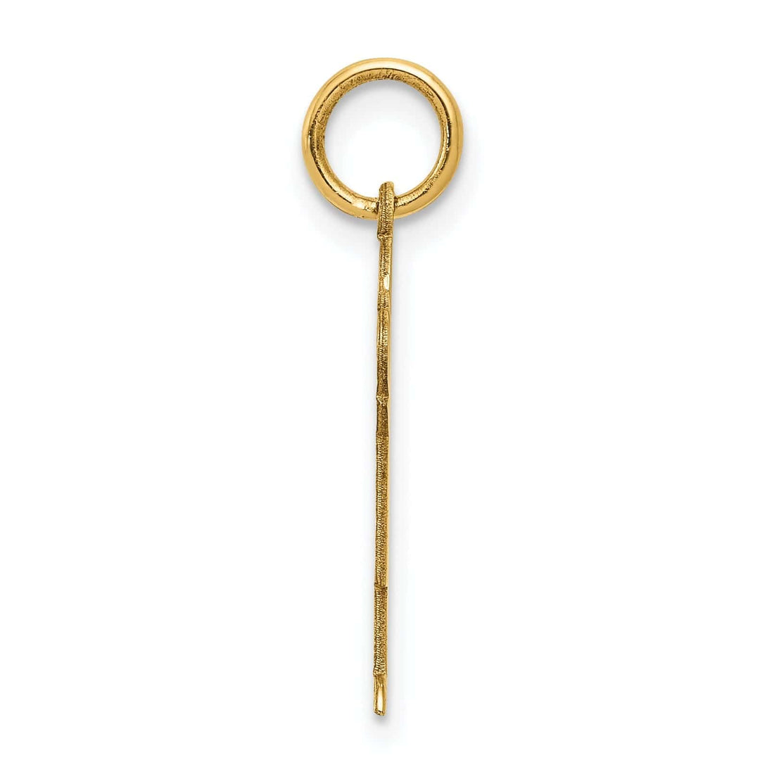 Lovely Rita's Pendants & Charms 14k Yellow Gold Boy With Haircut Kiss Charm