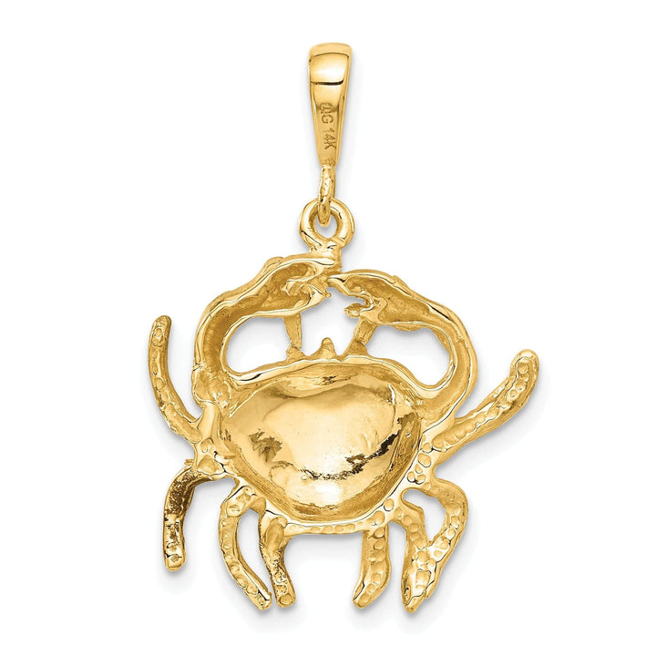 Lovely Rita's Pendants & Charms 14k Yellow Gold Cancer Zodiac Charm Pendant