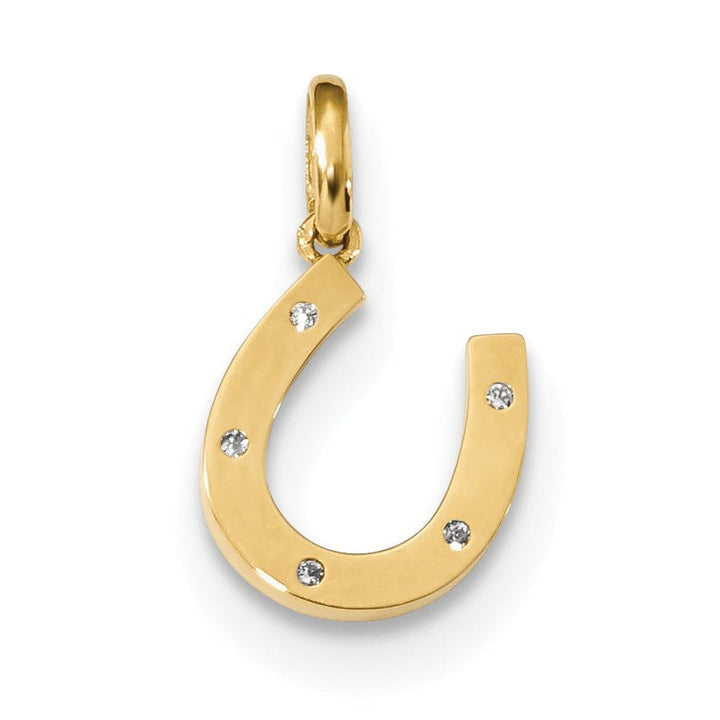 Lovely Rita's Pendants & Charms 14k Yellow Gold Childrens Horseshoe Pendant