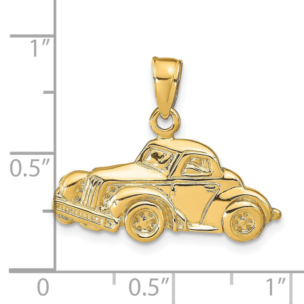 Lovely Rita's Pendants & Charms 14k Yellow Gold Classic Antique Car Pendant