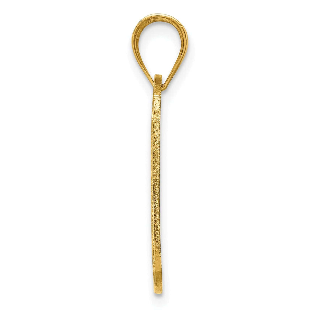 Lovely Rita's Pendants & Charms 14k Yellow Gold Cross Cut-out Pendant