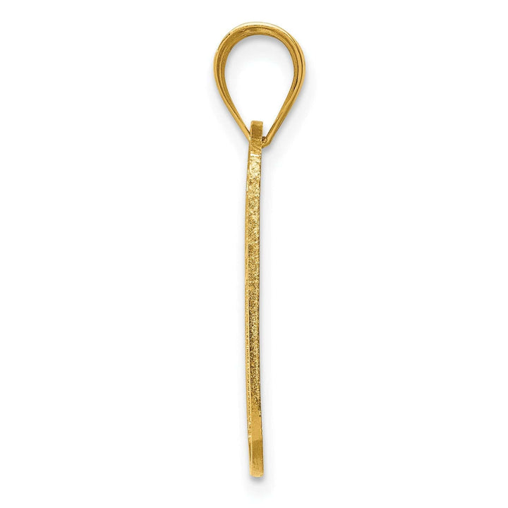 Lovely Rita's Pendants & Charms 14k Yellow Gold Cross Cut-out Pendant