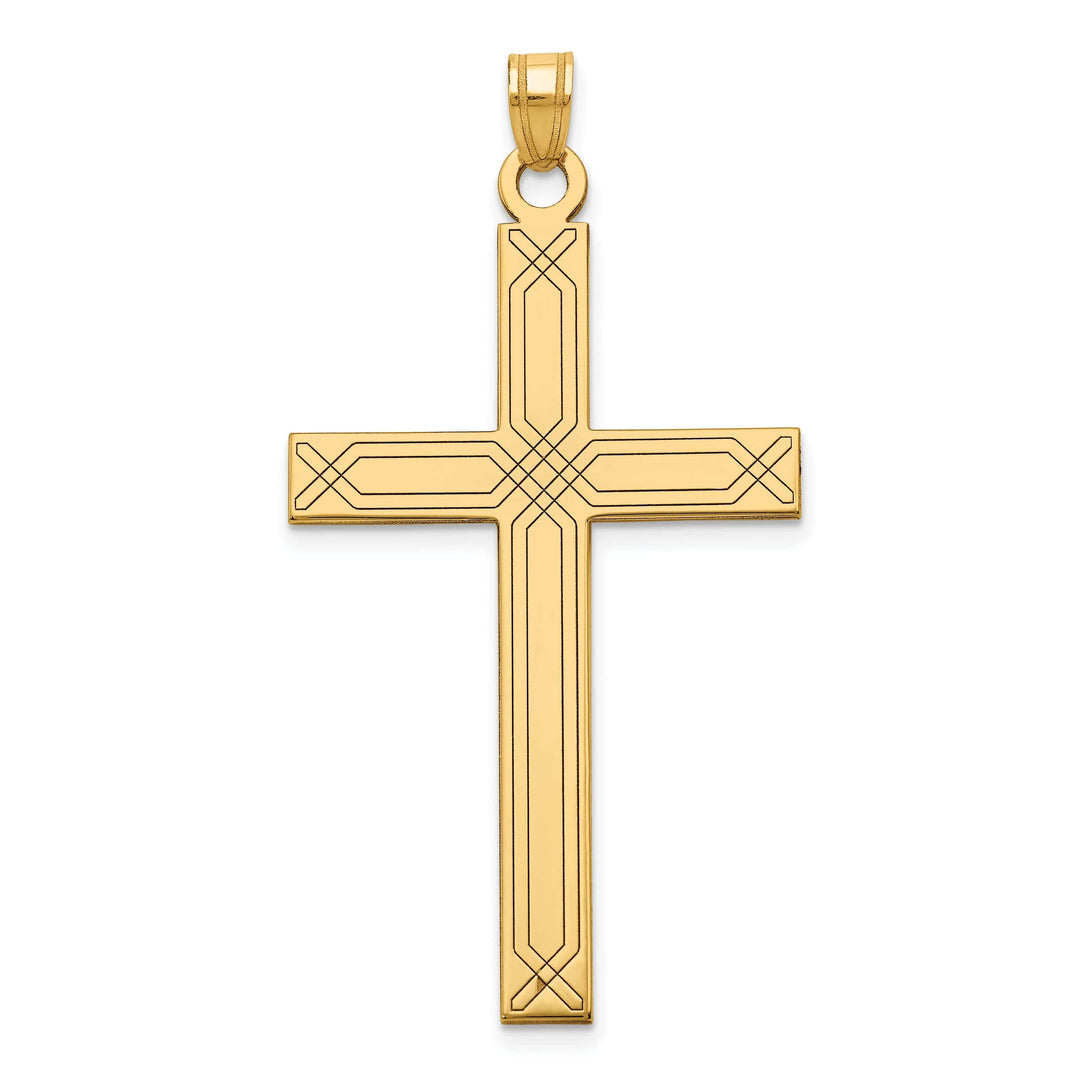 Lovely Rita's Pendants & Charms 14k Yellow Gold Cross Pendant