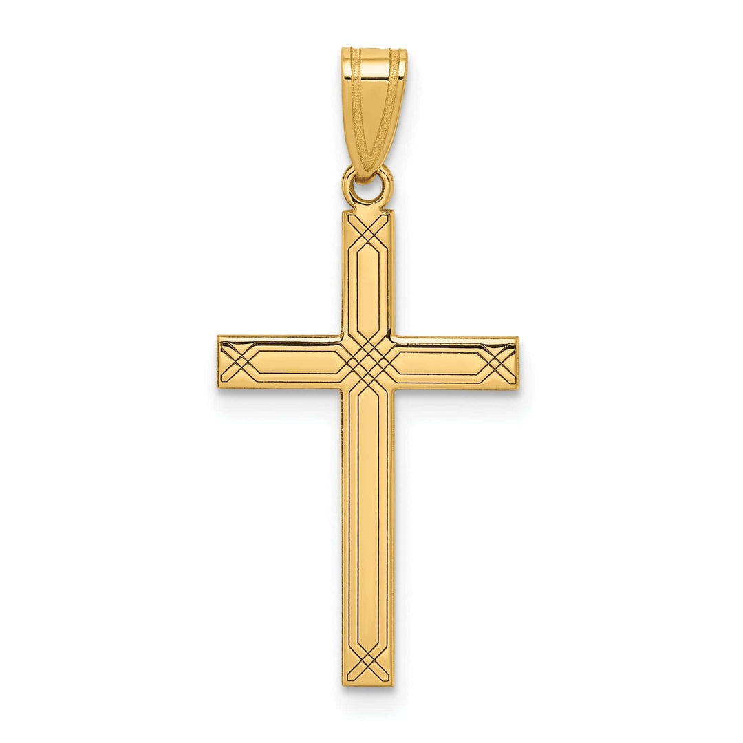 Lovely Rita's Pendants & Charms 14k Yellow Gold Cross Pendant