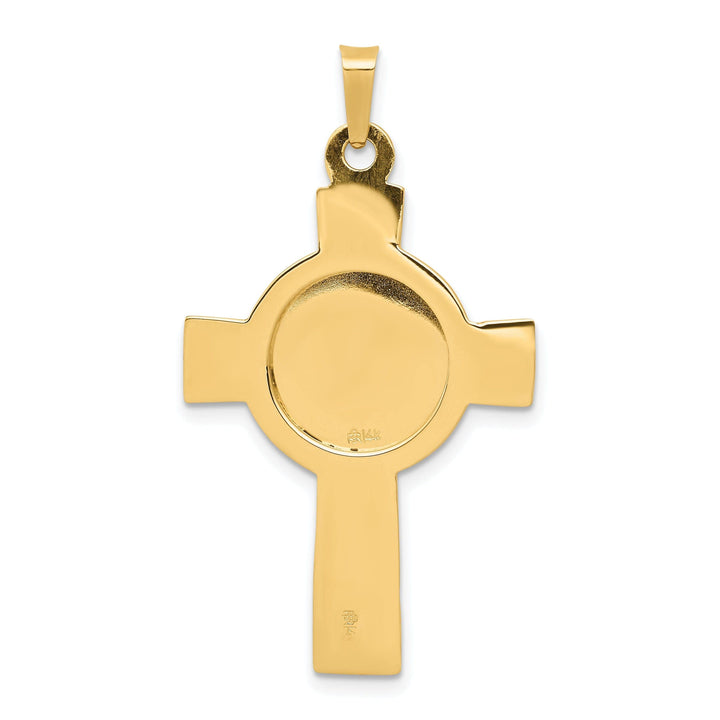 Lovely Rita's Pendants & Charms 14k Yellow Gold Cross Saint Michael Medal