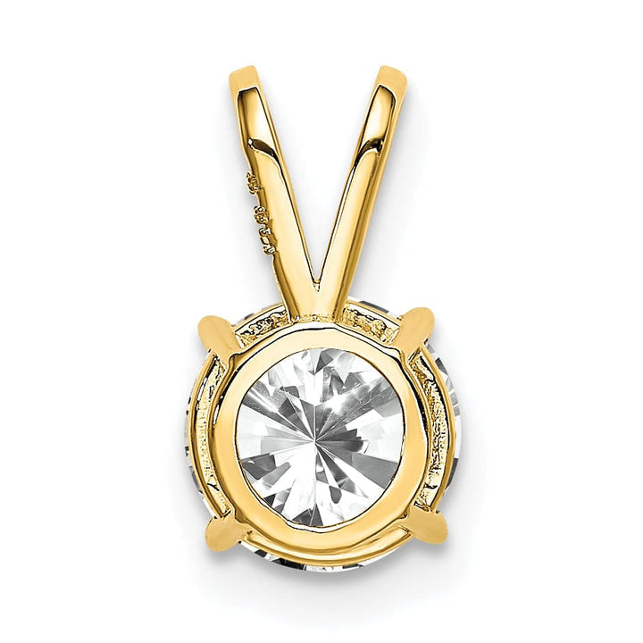 Lovely Rita's Pendants & Charms 14k Yellow Gold Cubic Zirconia Casted Pendant